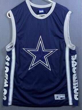 DALLAS COWBOYS Men's NFL ULTRA GAME Sleeveless Jersey Football Basketball EUC!